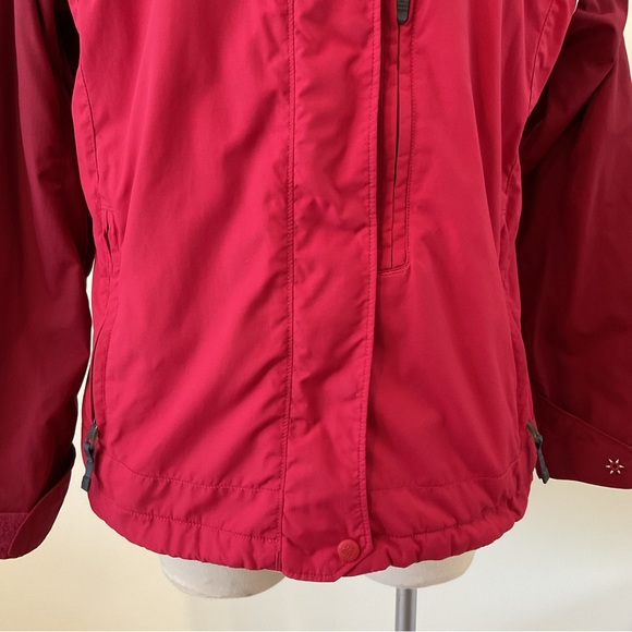 COLUMBIA Red Vertex Core Interchange Lightweight Jacket Shell Ladies Size M - Picture 4 of 16